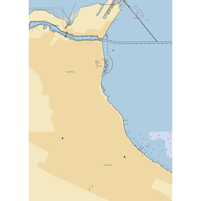 Marina Del Sol (Corpus Christi, TX) NOAA Chart  Gaming Mouse Pad