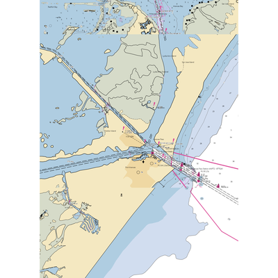 Port Aransas City Harbor (Port Aransas, TX) NOAA Chart  Gaming Mouse Pad