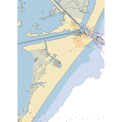 Island Moorings Marina & Yacht Club (Port Aransas, TX) NOAA Chart  Gaming Mouse Pad