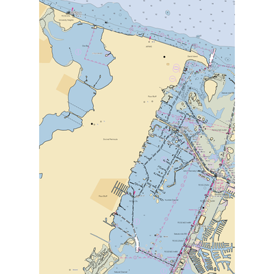 Boat Stop Marina (Corpus Christi, TX) NOAA Chart  Gaming Mouse Pad