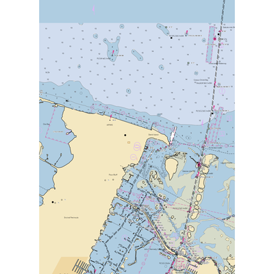 MWR Corpus Christi (Corpus Christi, TX) NOAA Chart  Gaming Mouse Pad