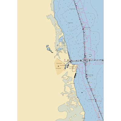 Harbor Bait & Tackle (Port Mansfield, TX) NOAA Chart  Gaming Mouse Pad