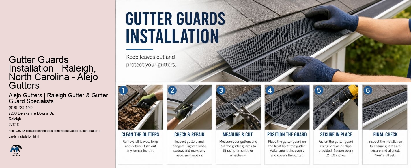 Gutter Guards Installation - Raleigh, North Carolina - Alejo Gutters Alejo Gutters | Raleigh Gutter & Gutter Guard Specialists Gutter Guards Installation - Raleigh, North Carolina - Alejo Gutters