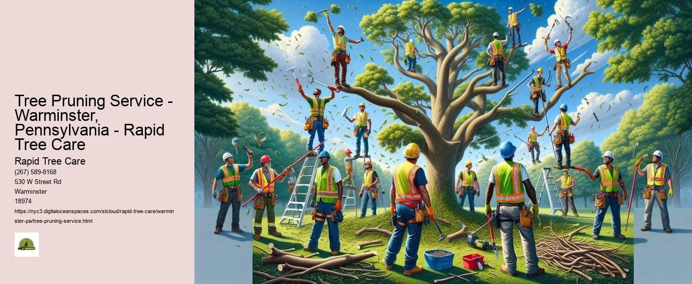 Tree Pruning Service - Warminster, Pennsylvania - Rapid Tree Care