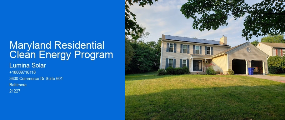 Maryland Residential Clean Energy Program