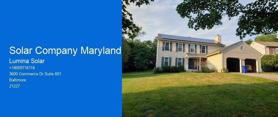 Solar Company Maryland