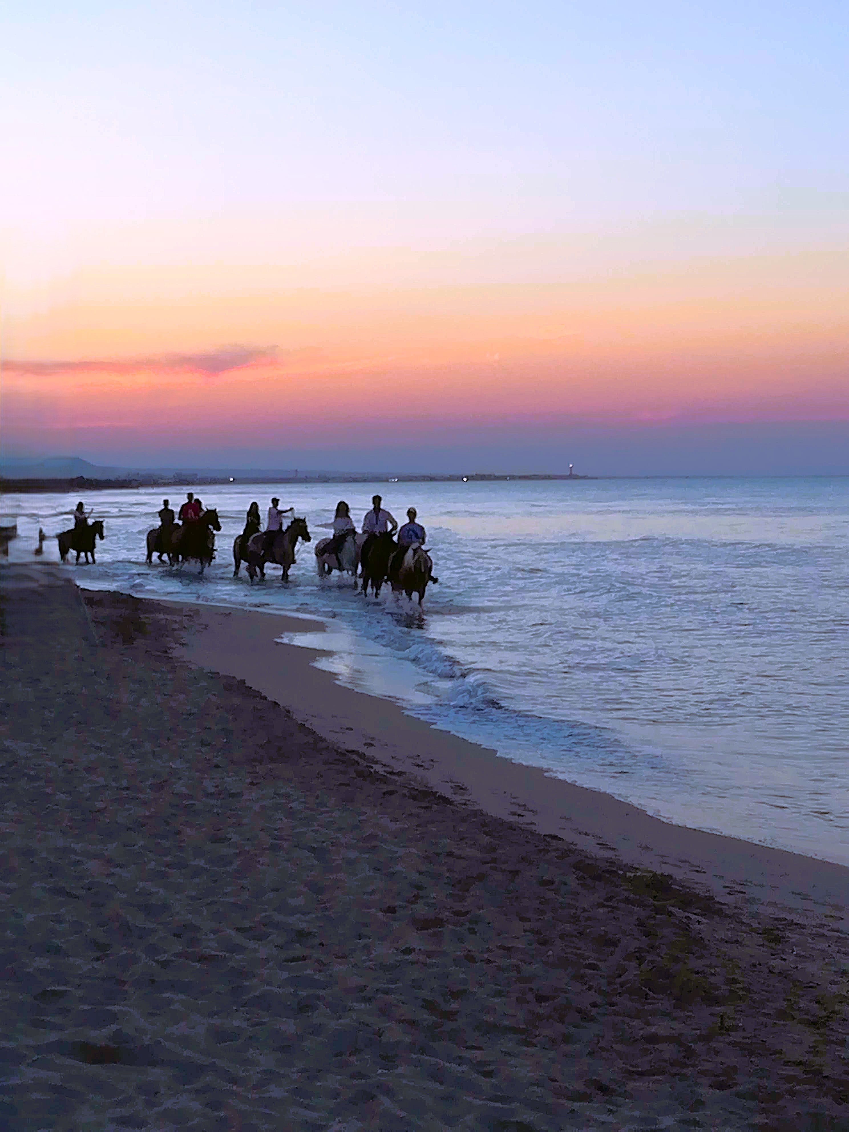 Riding into the Sunset