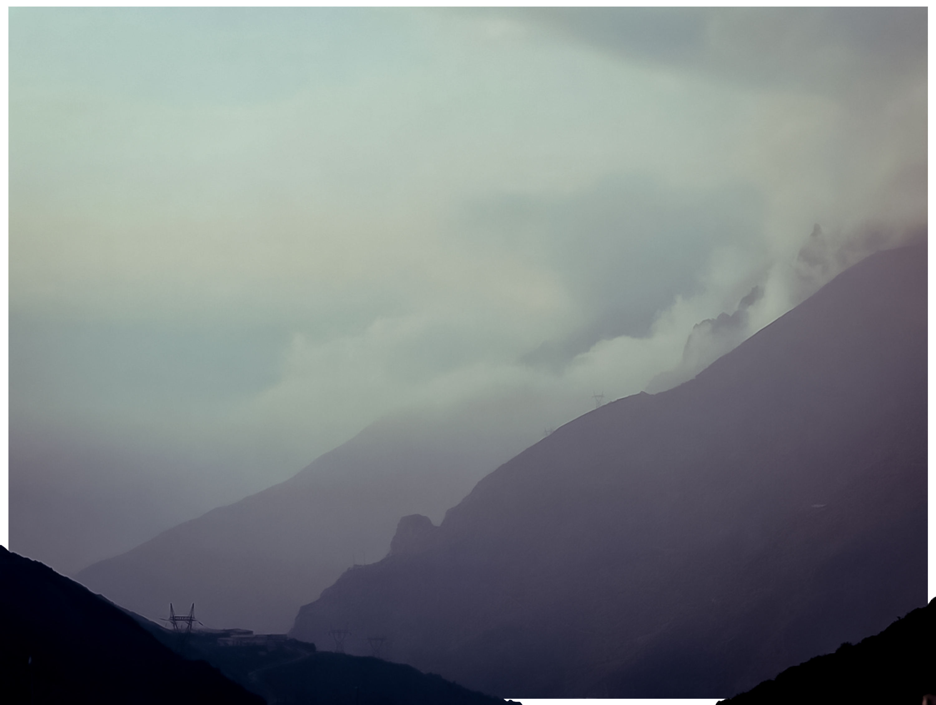 Clouds Sleeping Between Mountains
