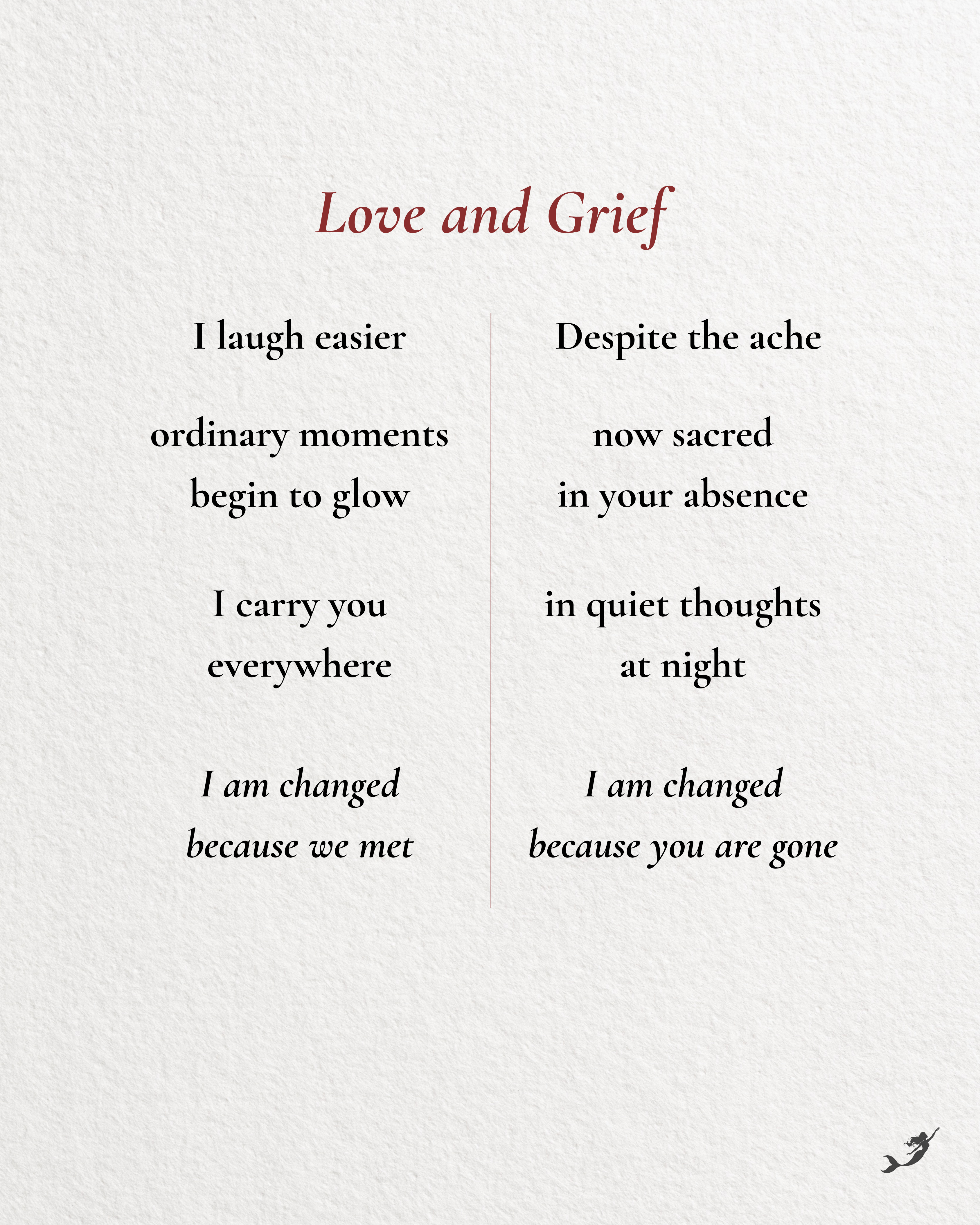 Love and Grief