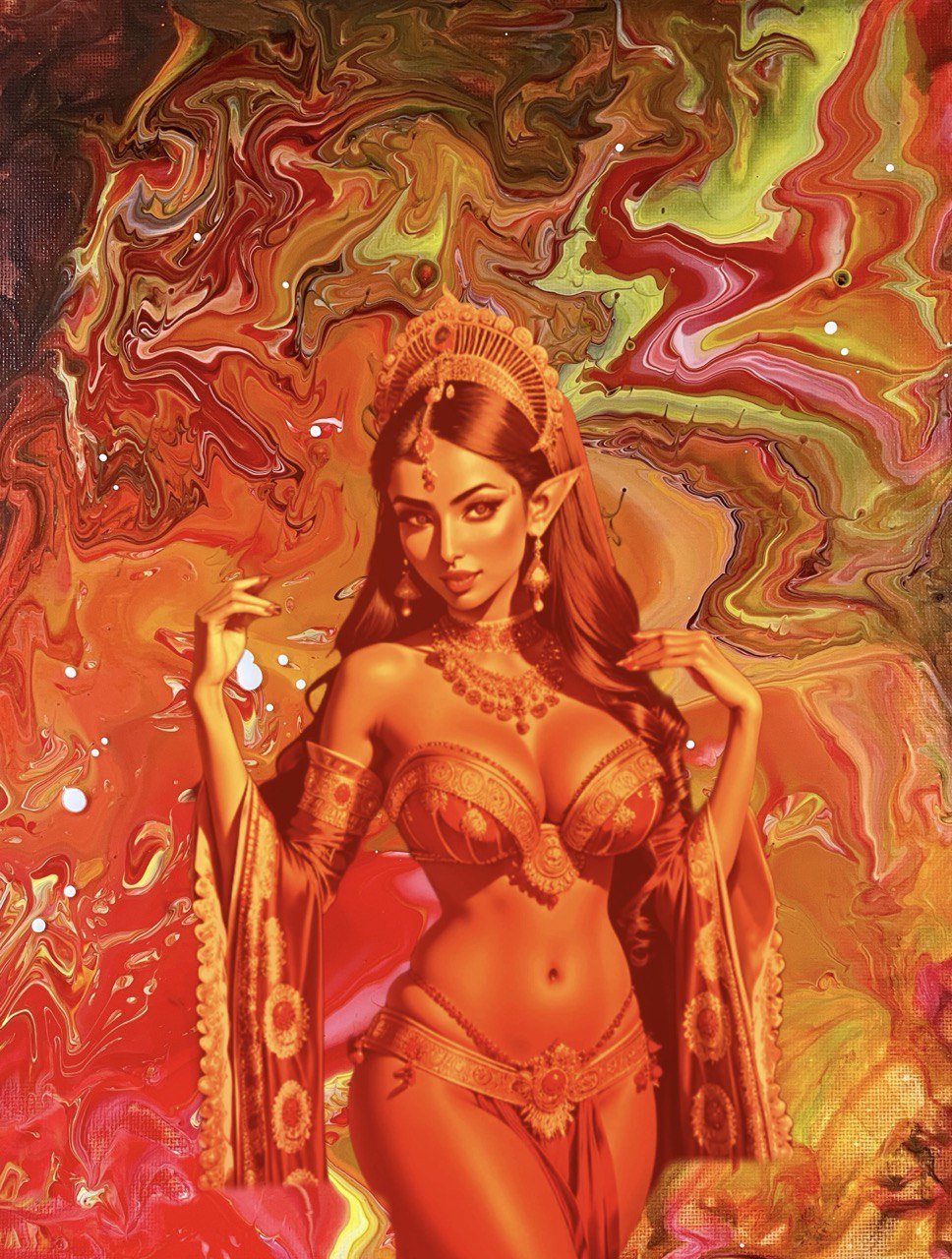 Fiery Woman
