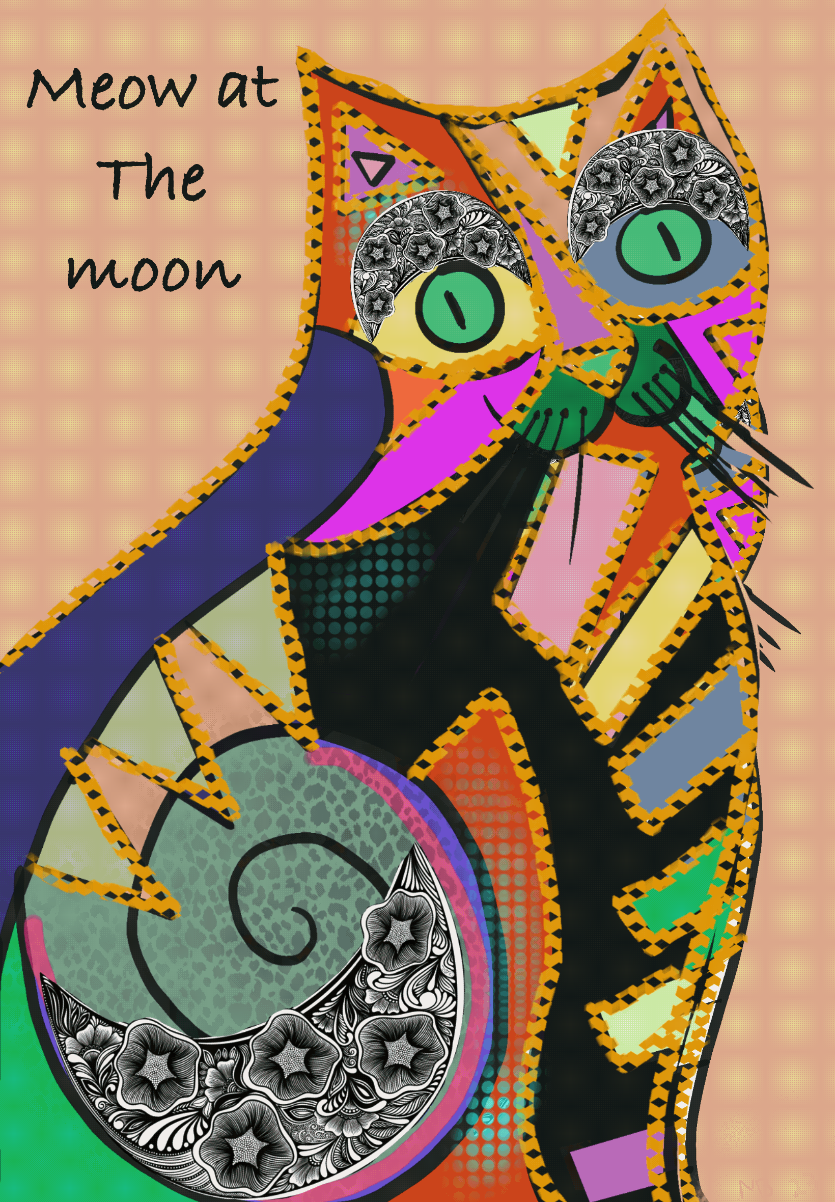 Meow at the moon Airdrop 2023 MotherBear × Anna Zubarev