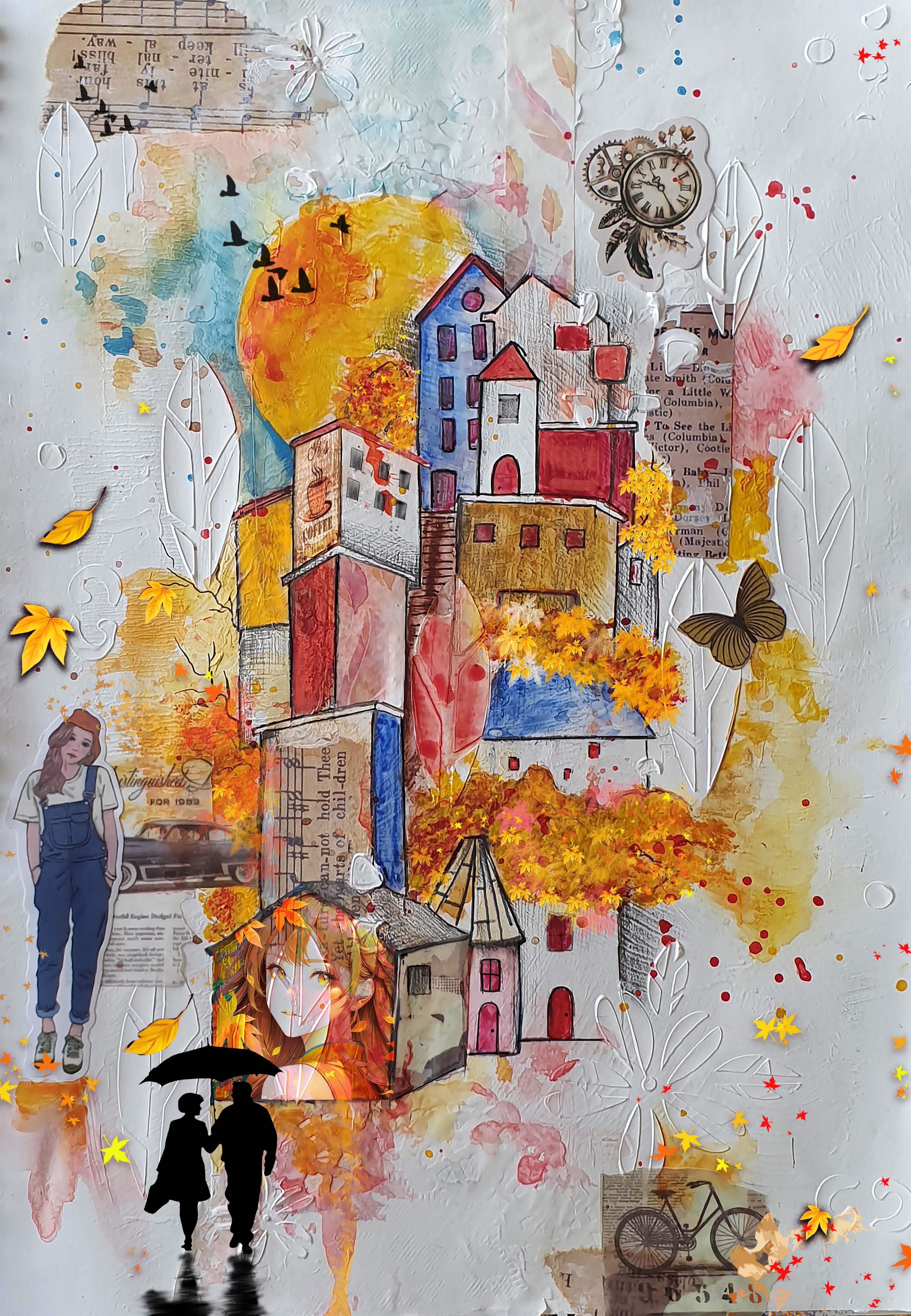 Whispers of Autumn: A City in Color