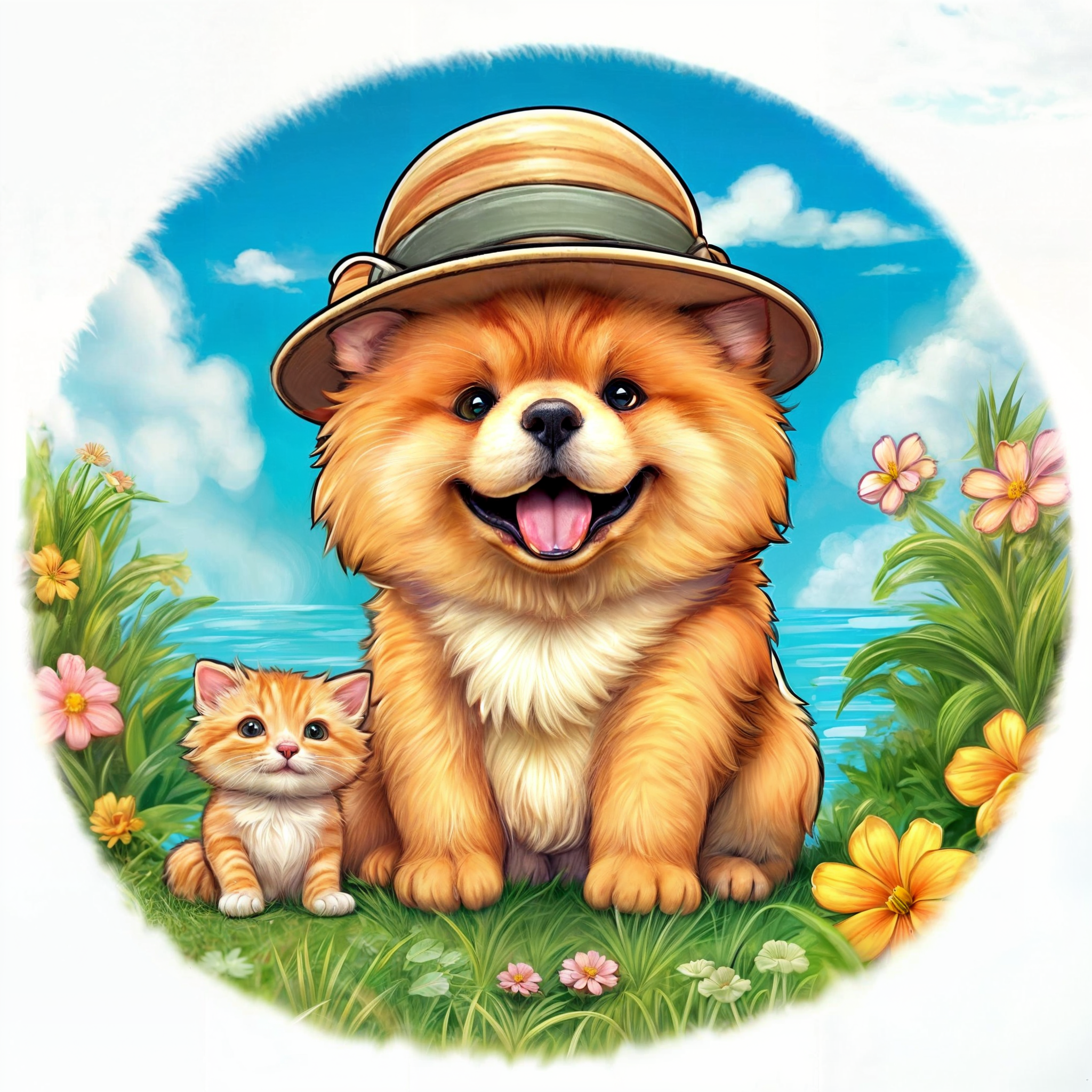 Friends on vacation