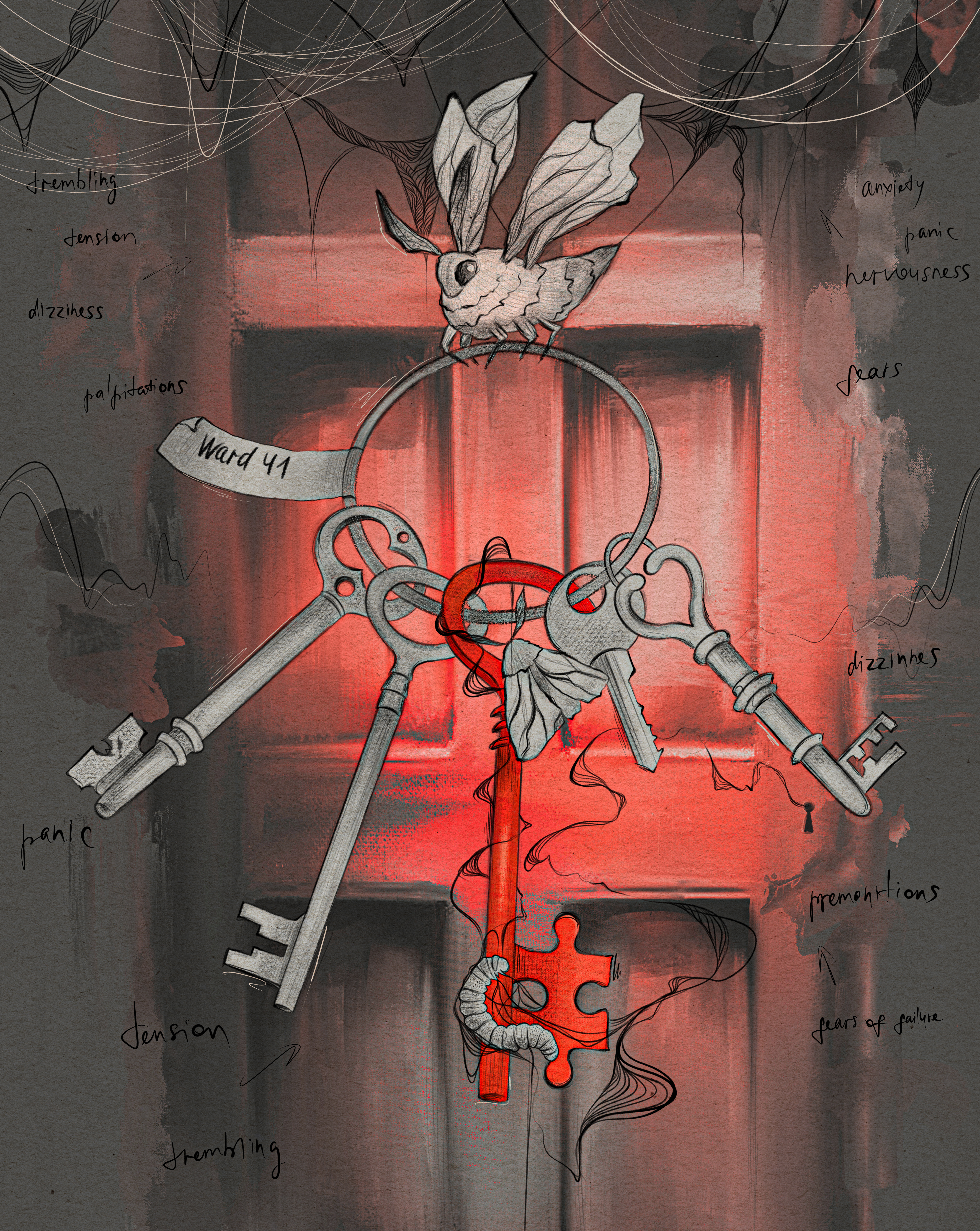 F41.1. The key to the ward.