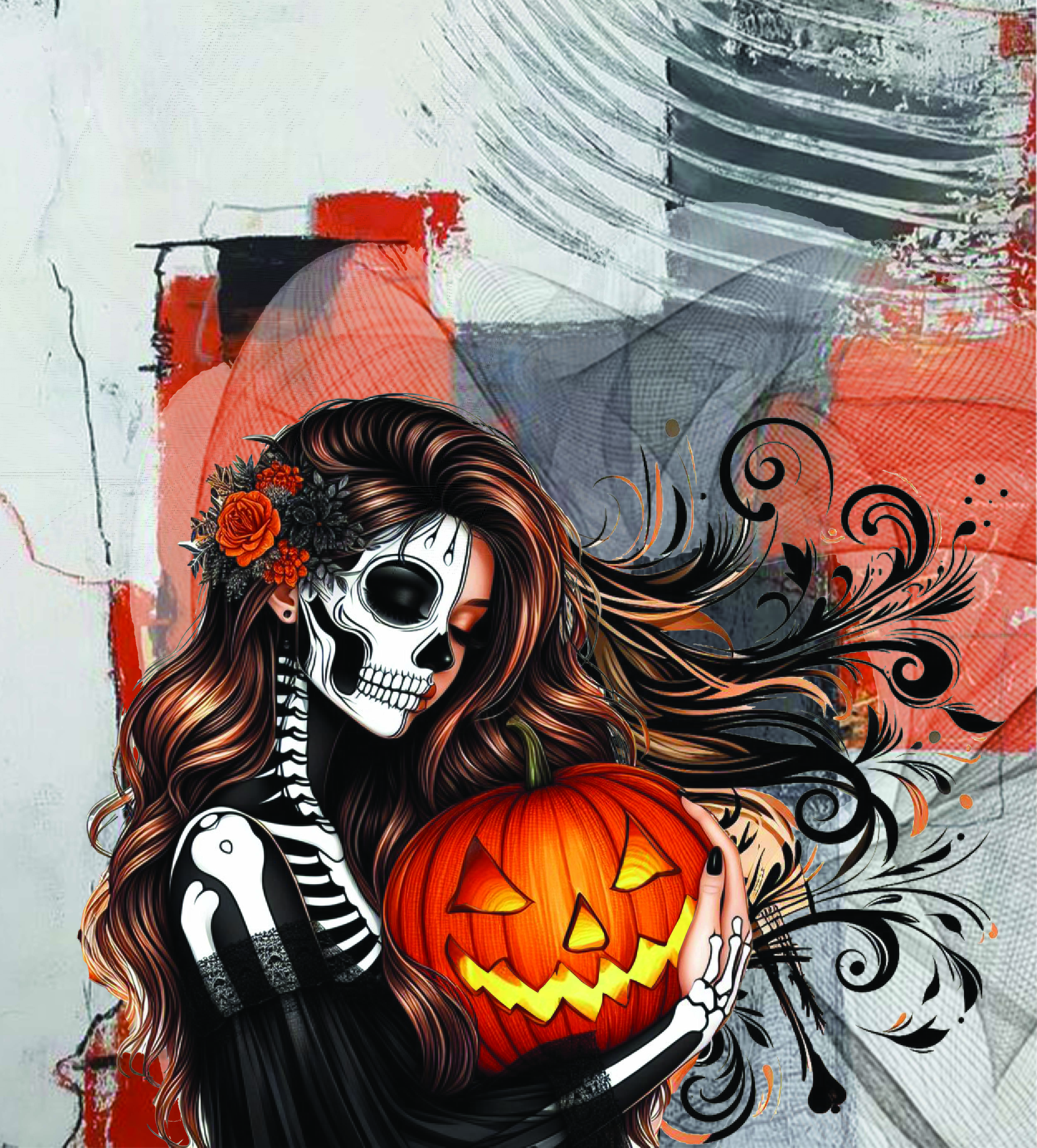 “The Dance of Shadows on Halloween”