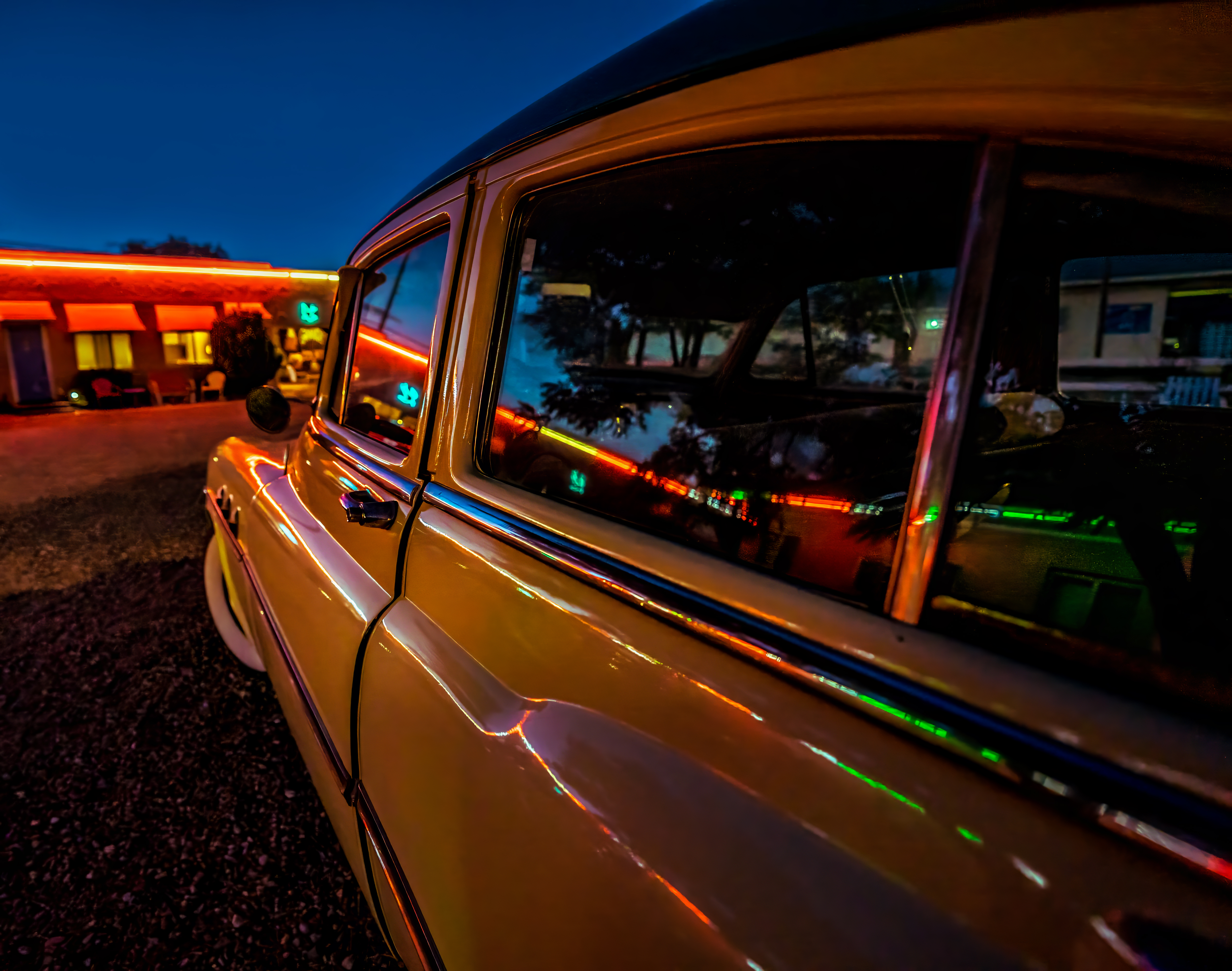Vintage Car on Route 66