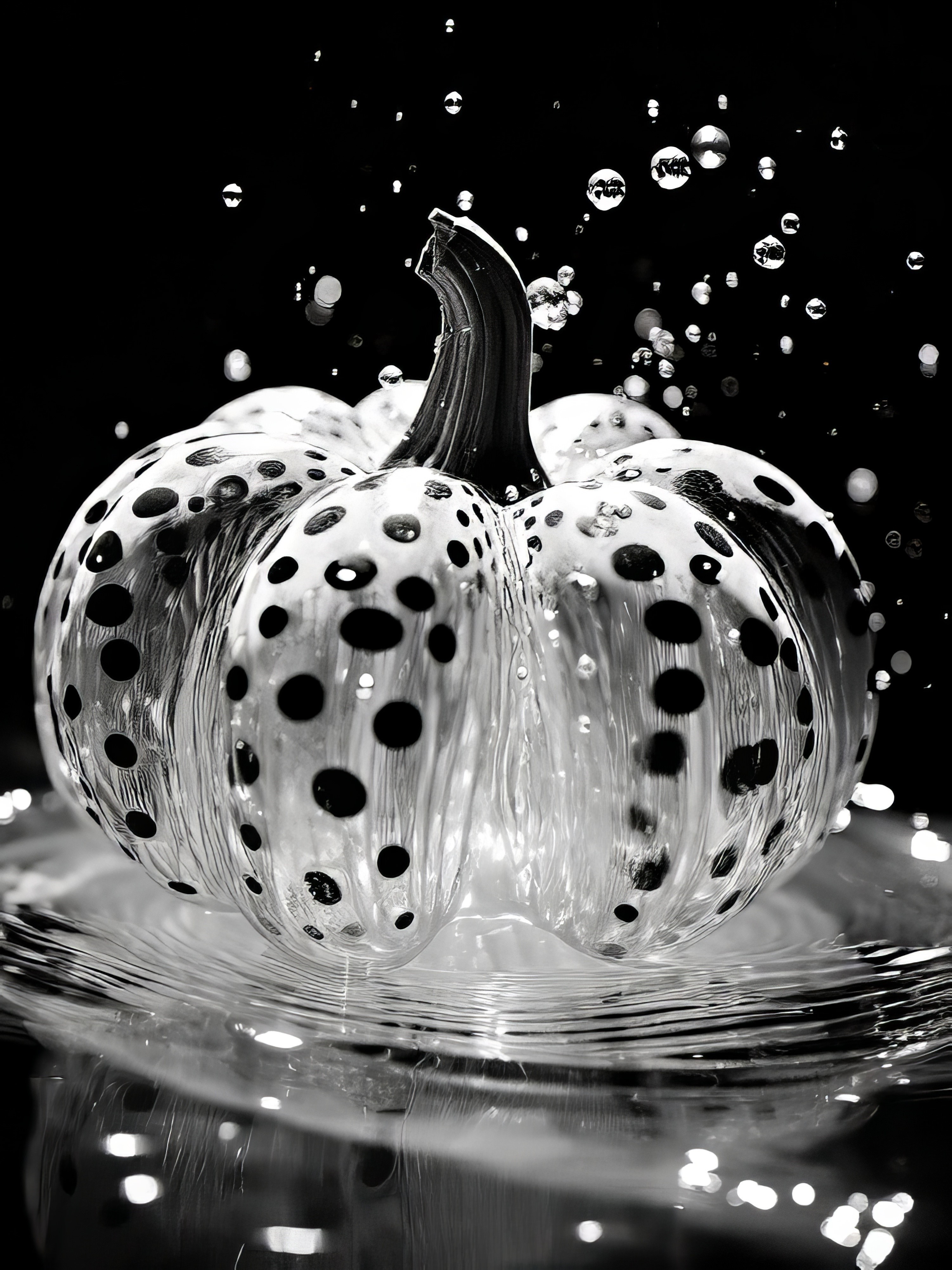 The Crystal Polka Dot Pumpkin