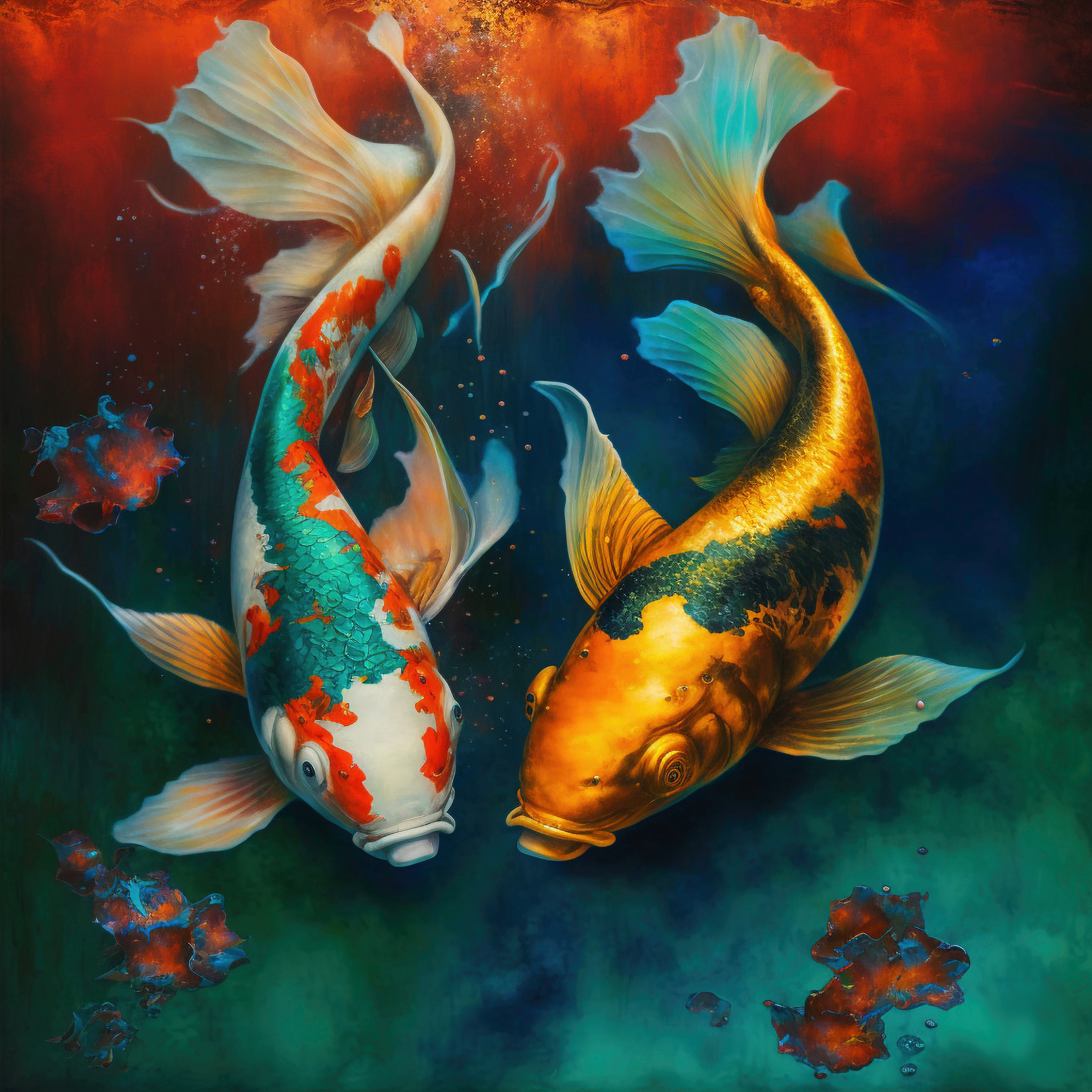 Swimming Flowers