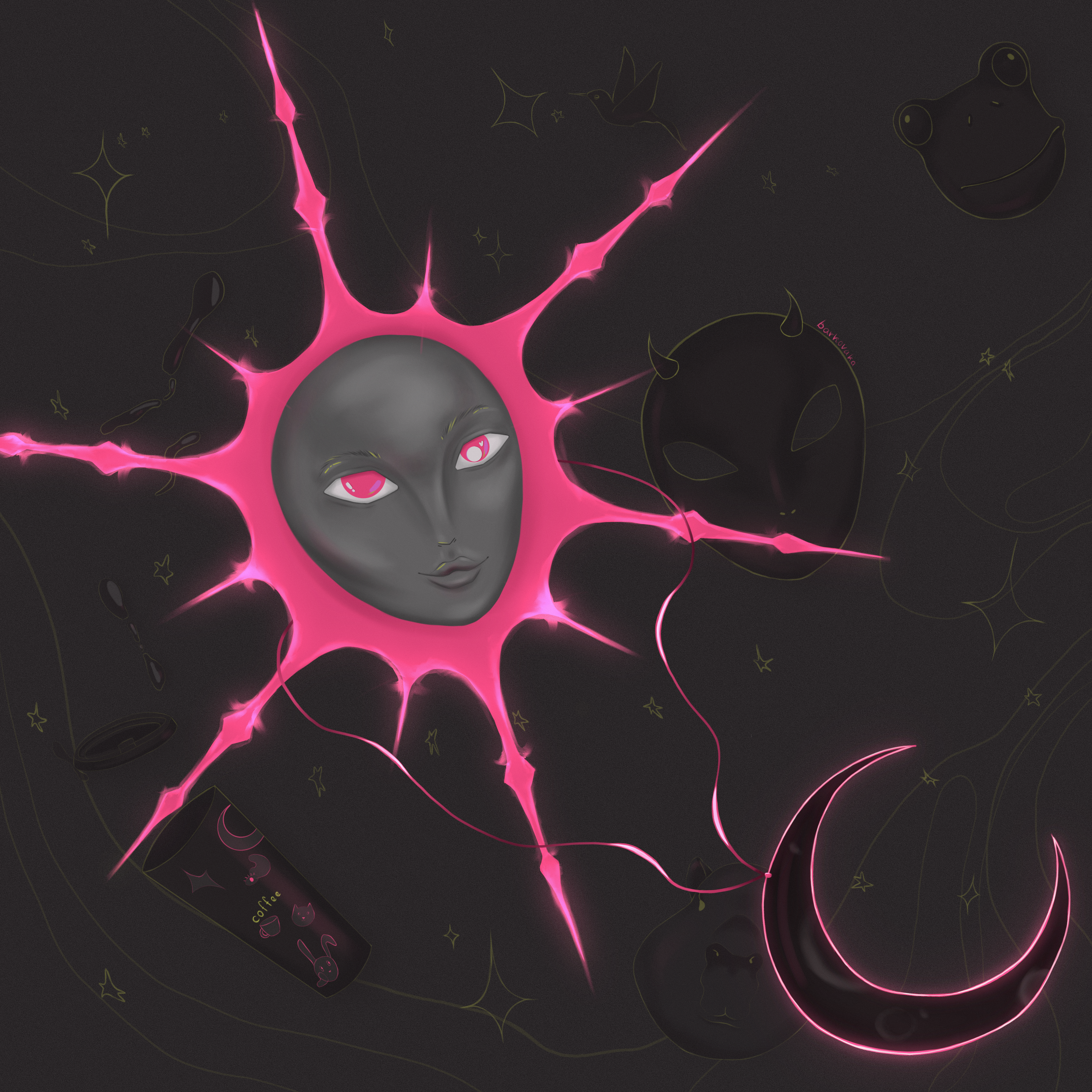 In the dark