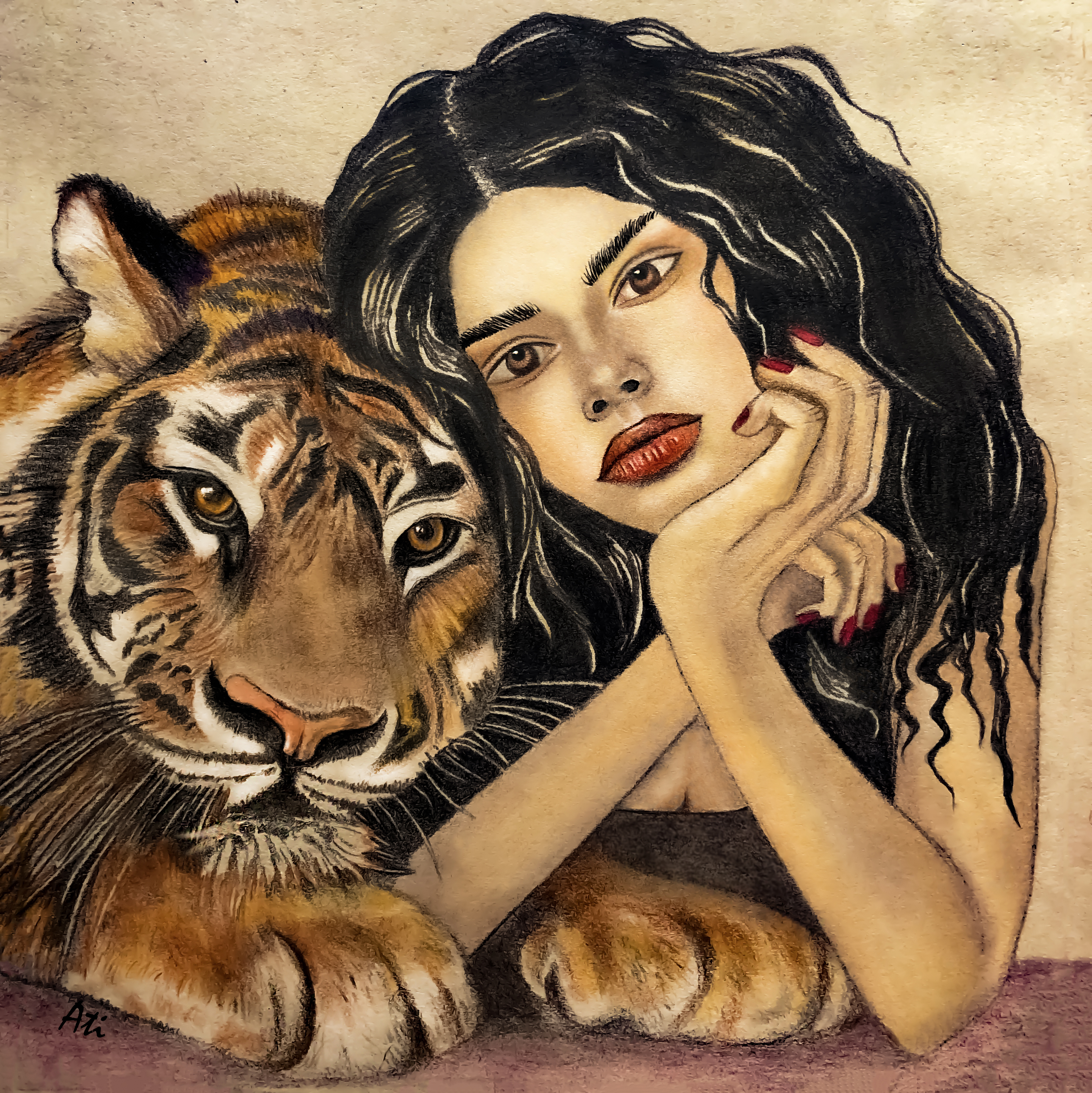 with Tiger