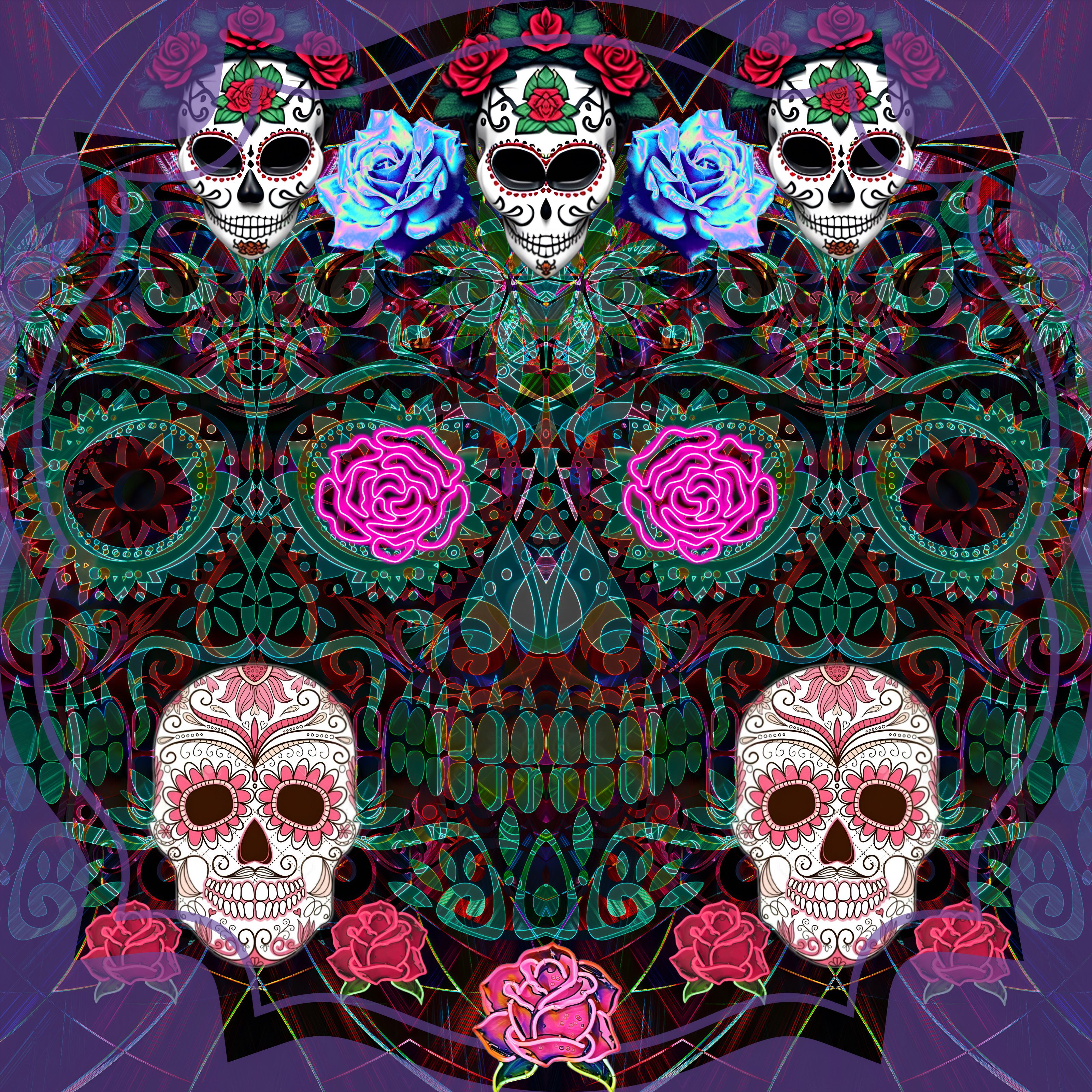 "Echoes of Dia de los Muertos" - ALESHA BULLOCK