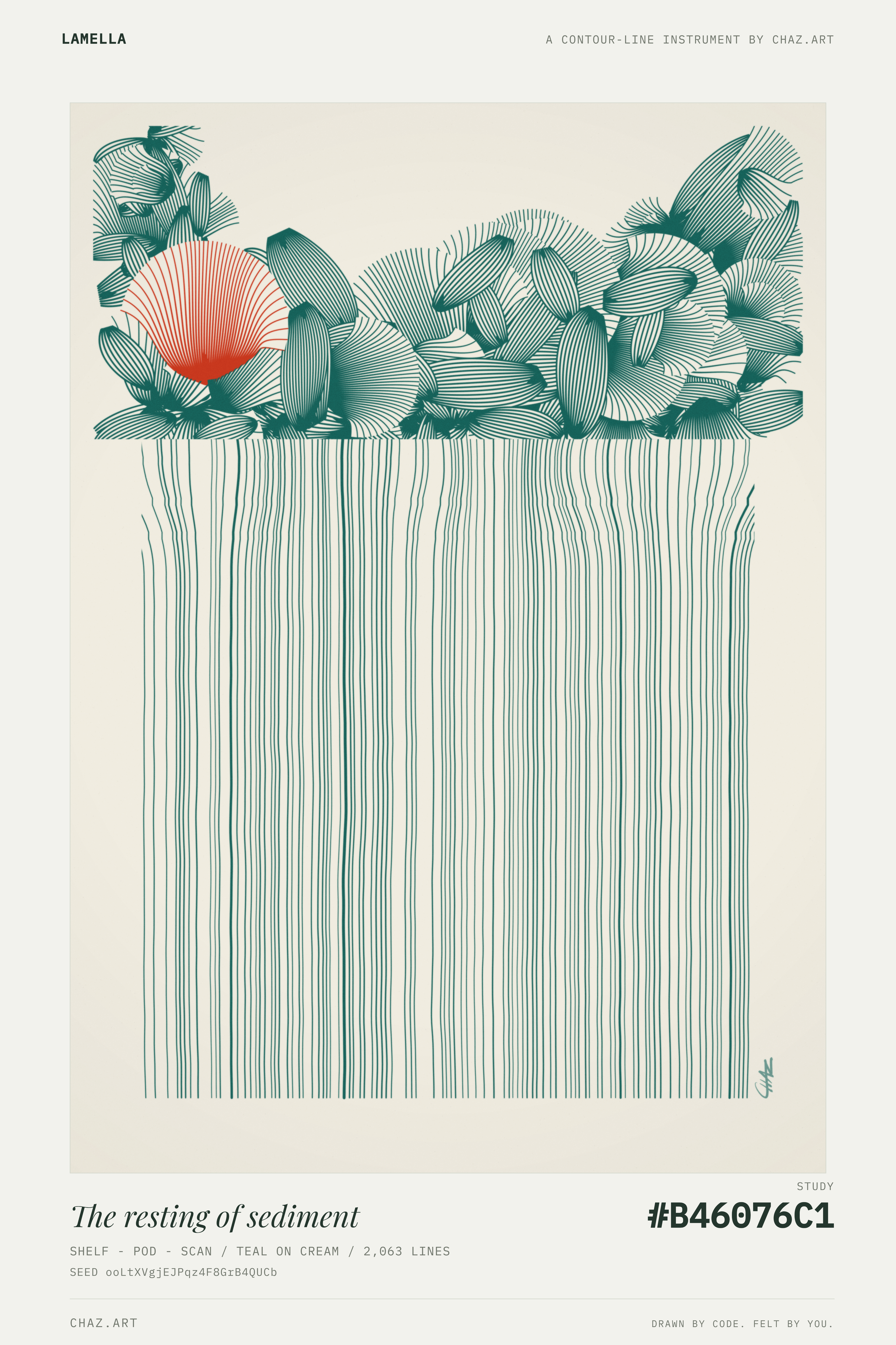 The resting of sediment · Study #B46076C1
