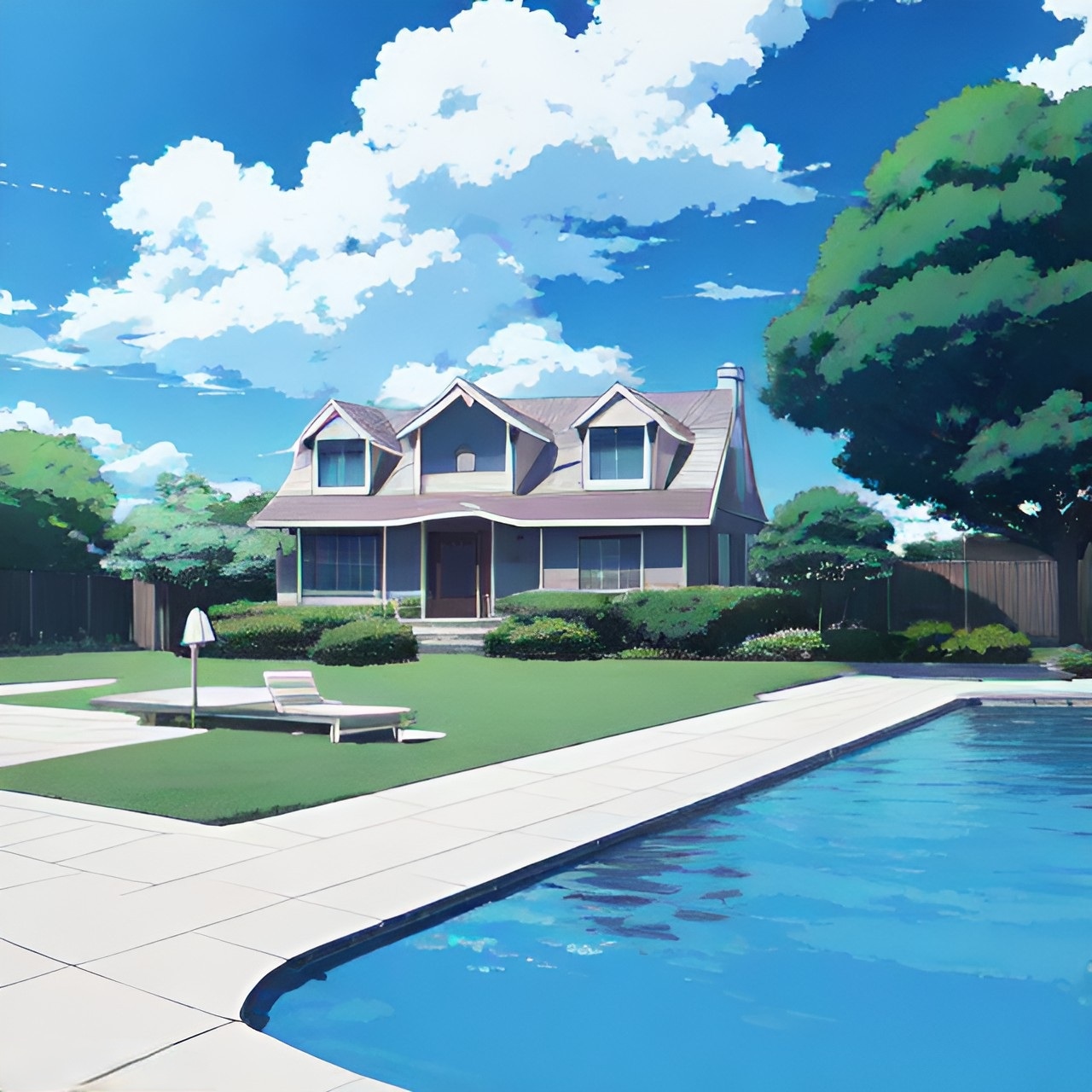 "Serene Haven: A Tapestry of Beauty in Our Homestead"