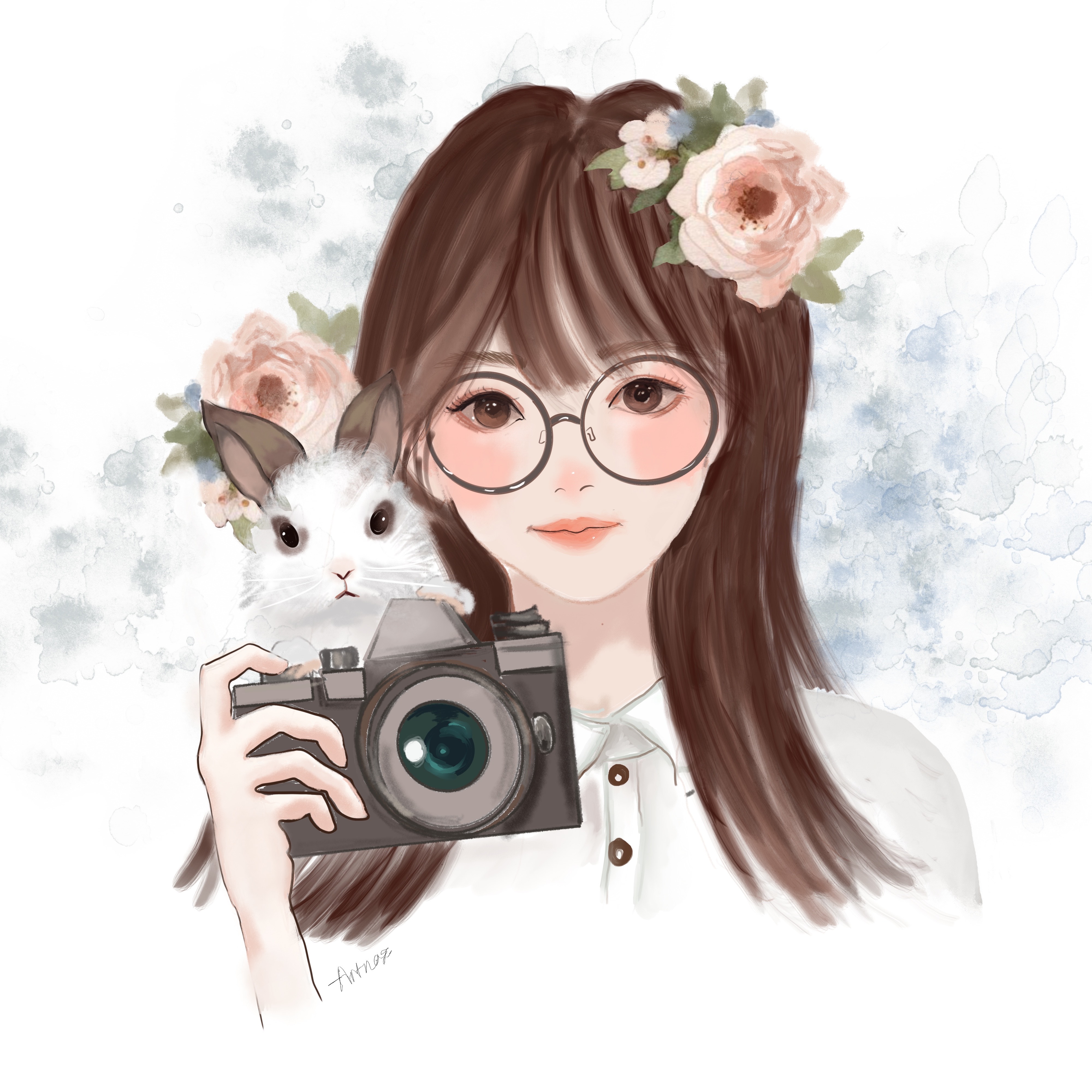 Bunny behind the lens