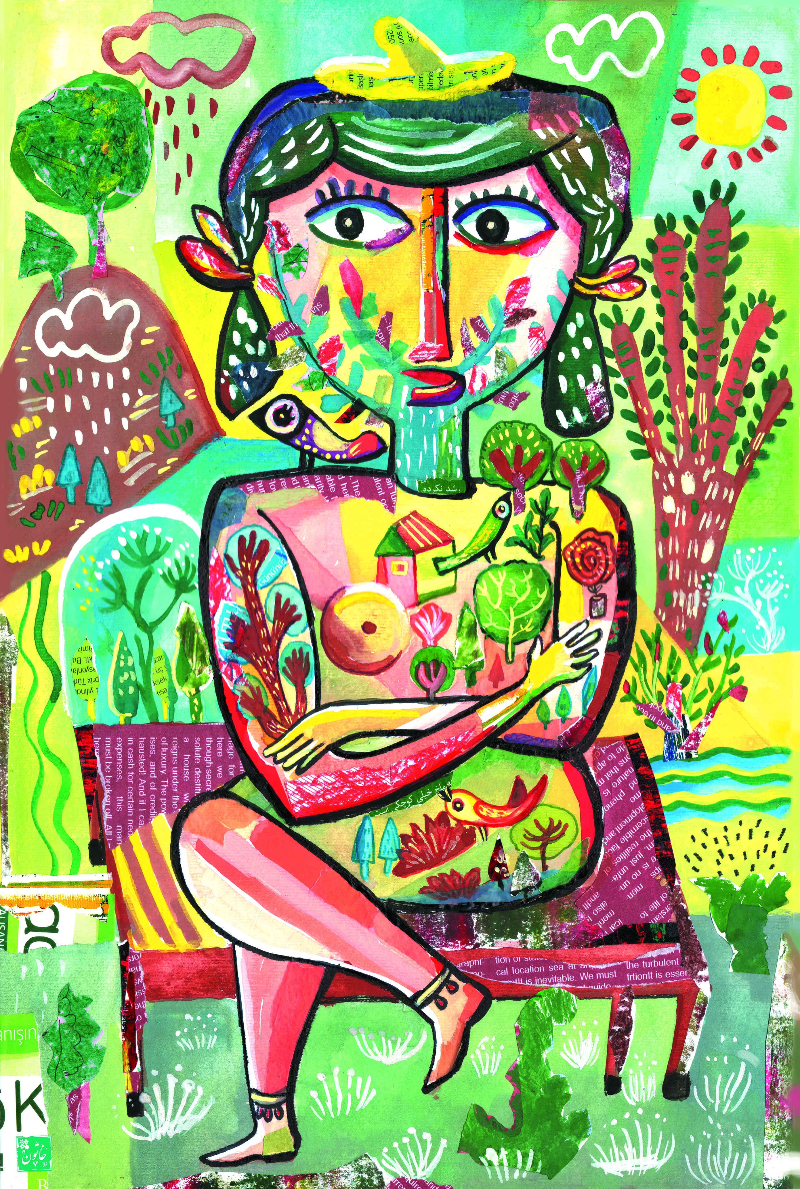 Sitting in the Garden