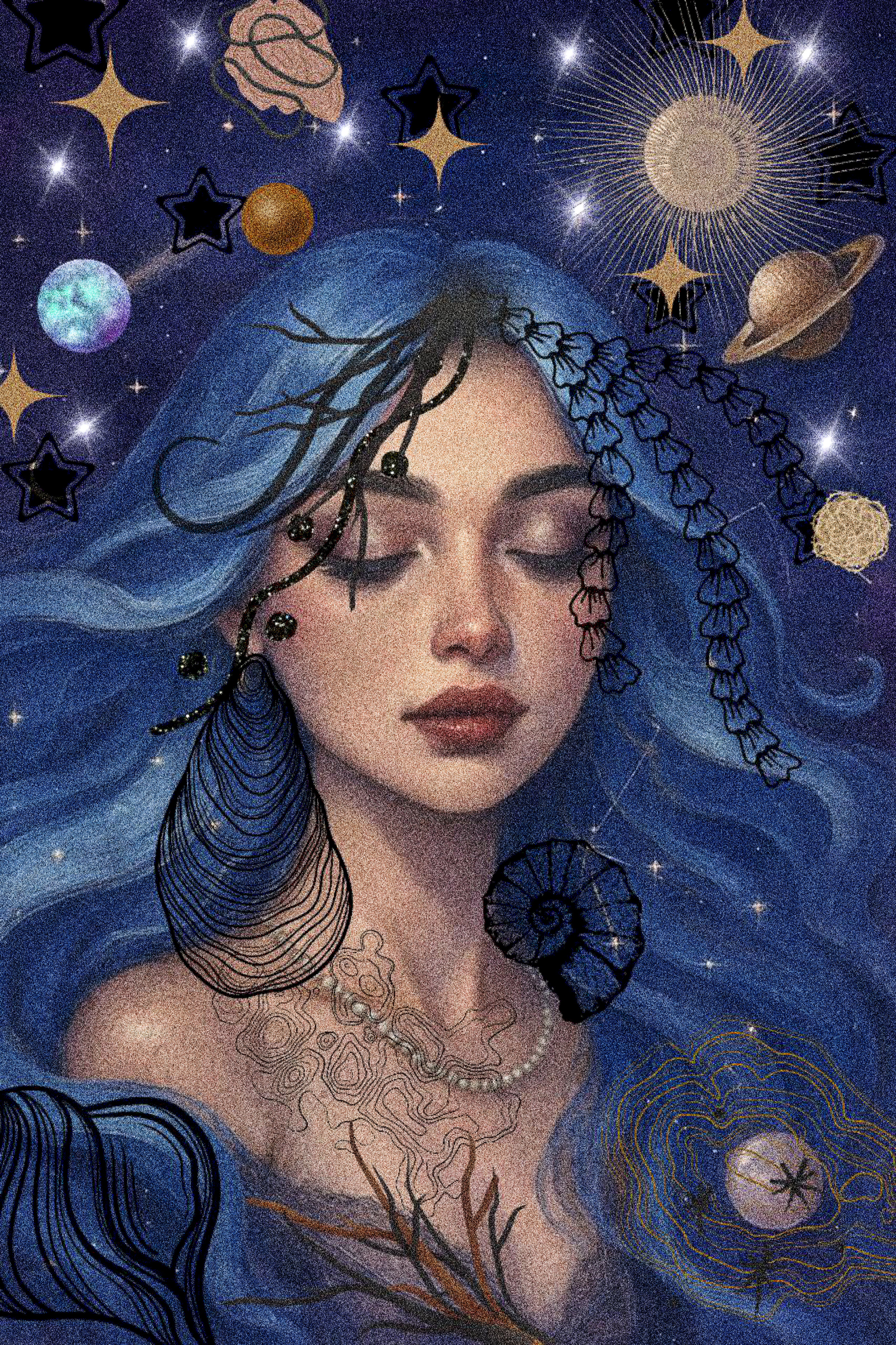 Where the wave kissed the star