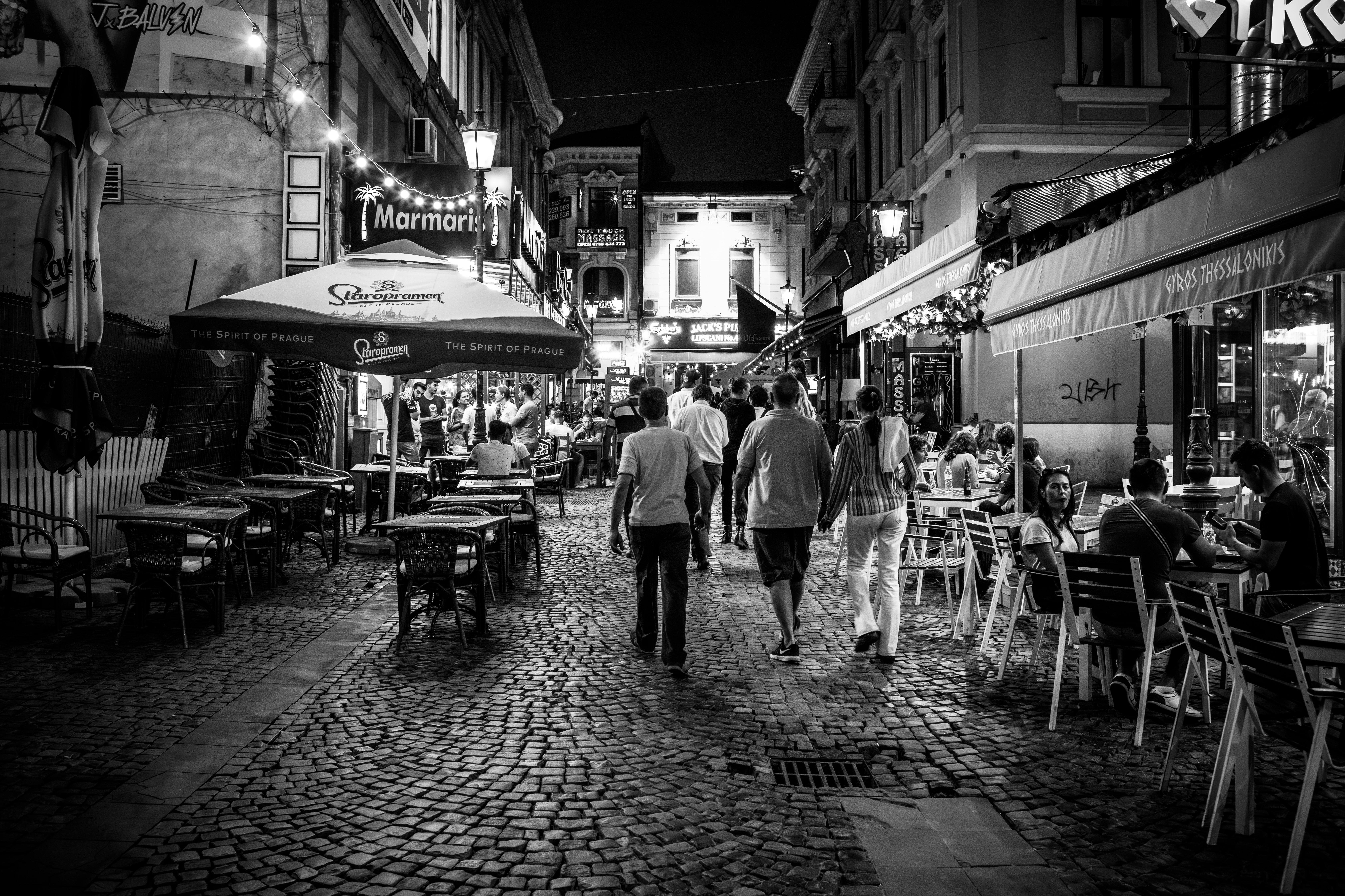The Old Town In Bucharest Romania