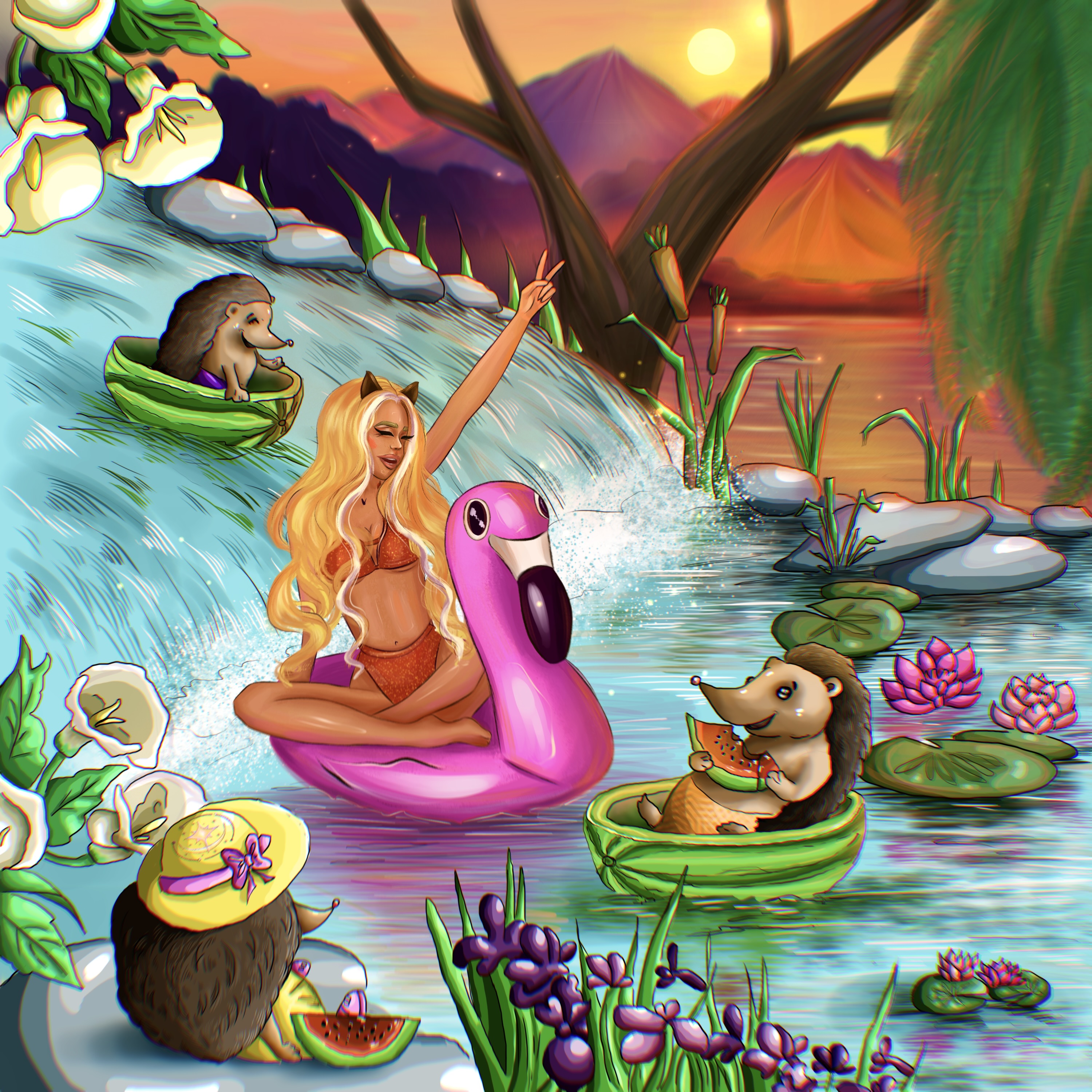 On the river
