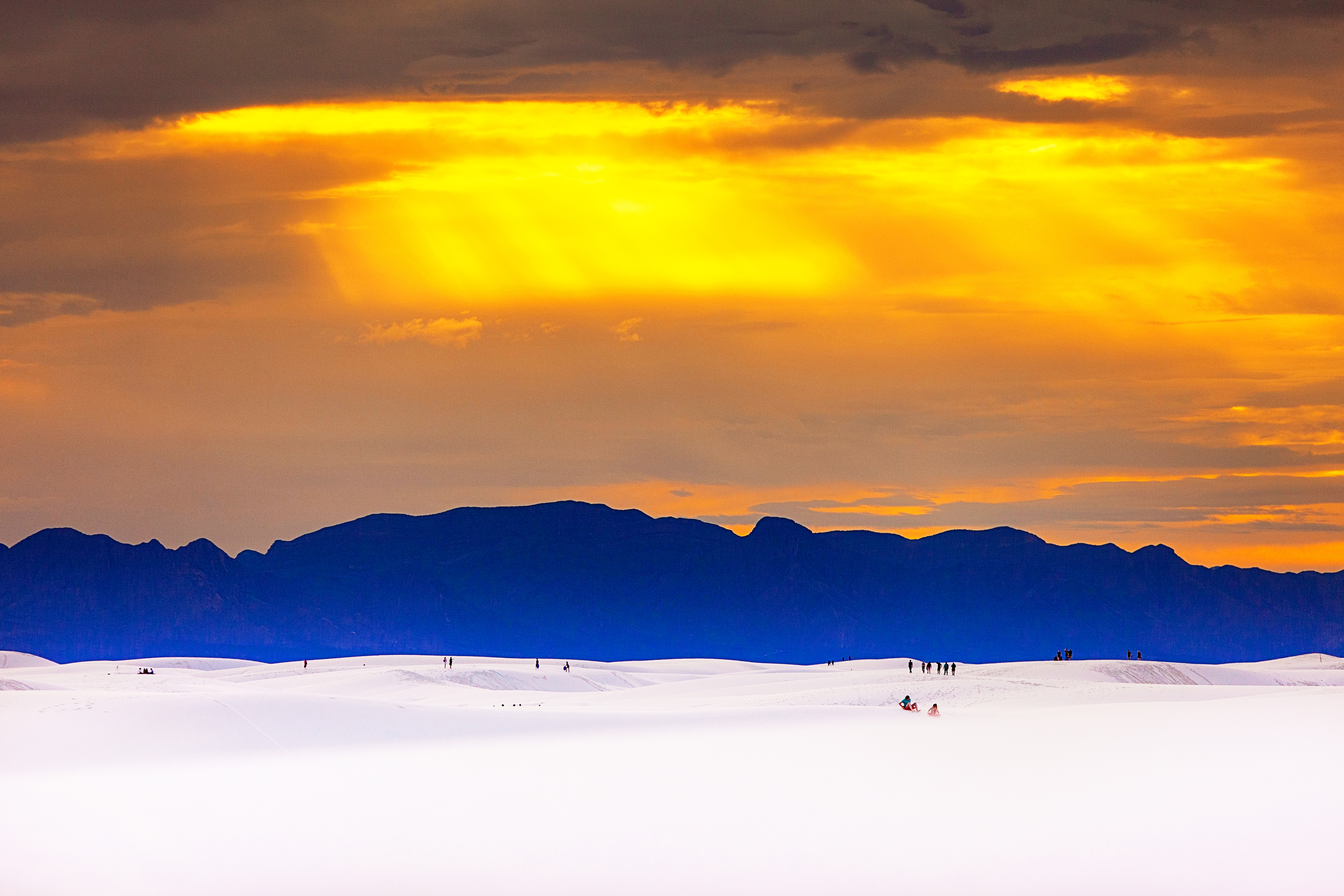 Sunset at White Sands