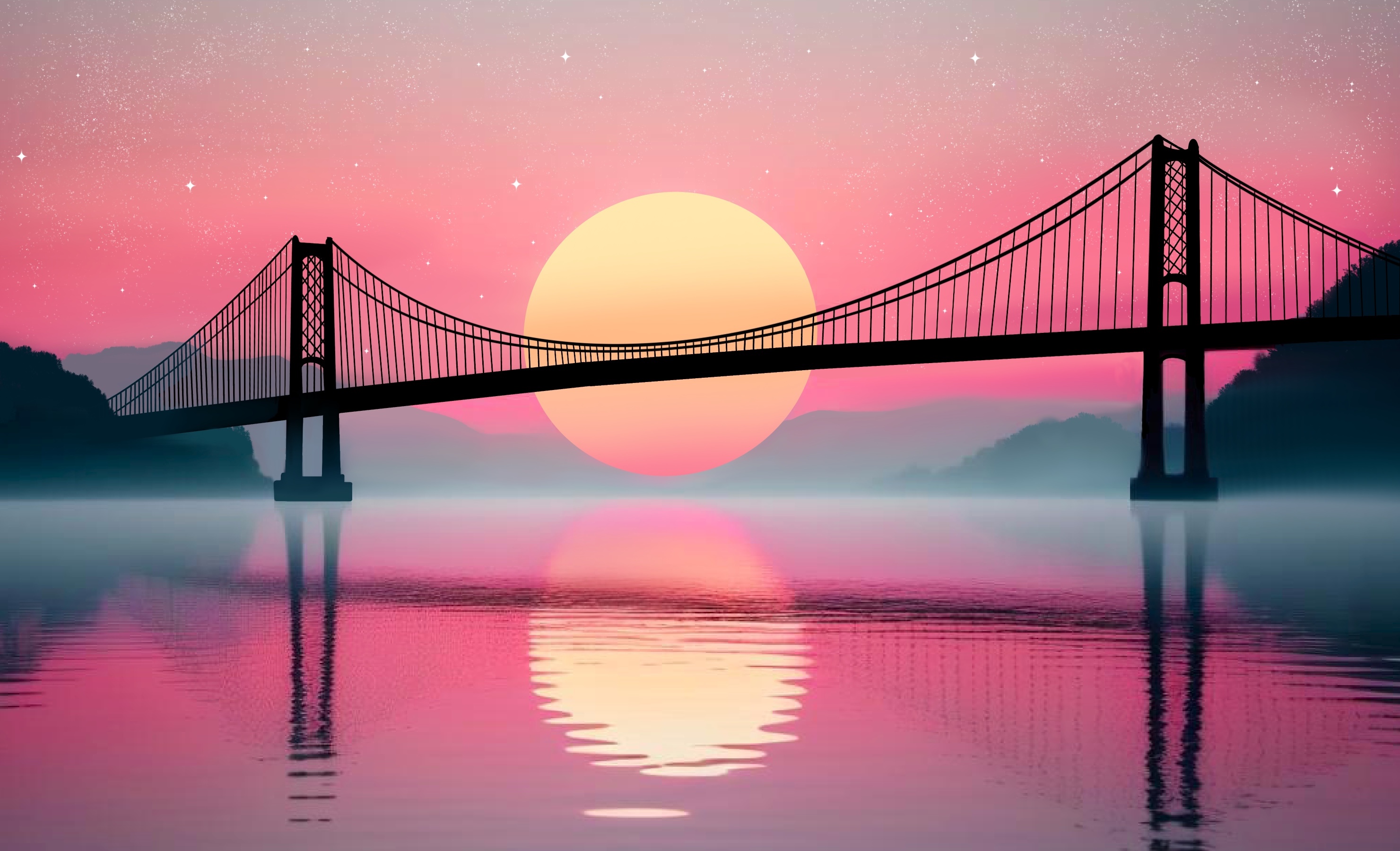 Pink sunset