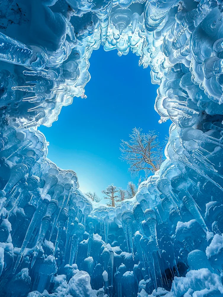 The Icy Look up