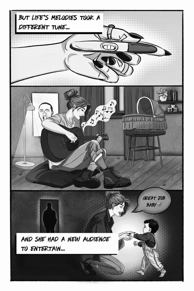 Life's Melodies B&W