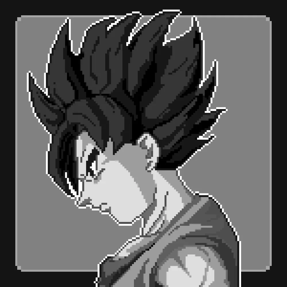Goku (B&W)