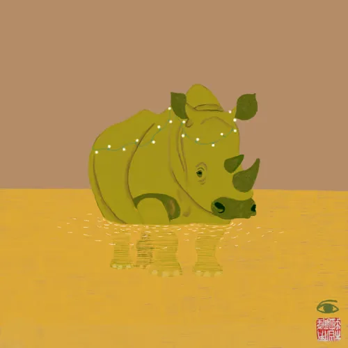ChristmasRhino
