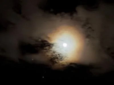 I walk at night