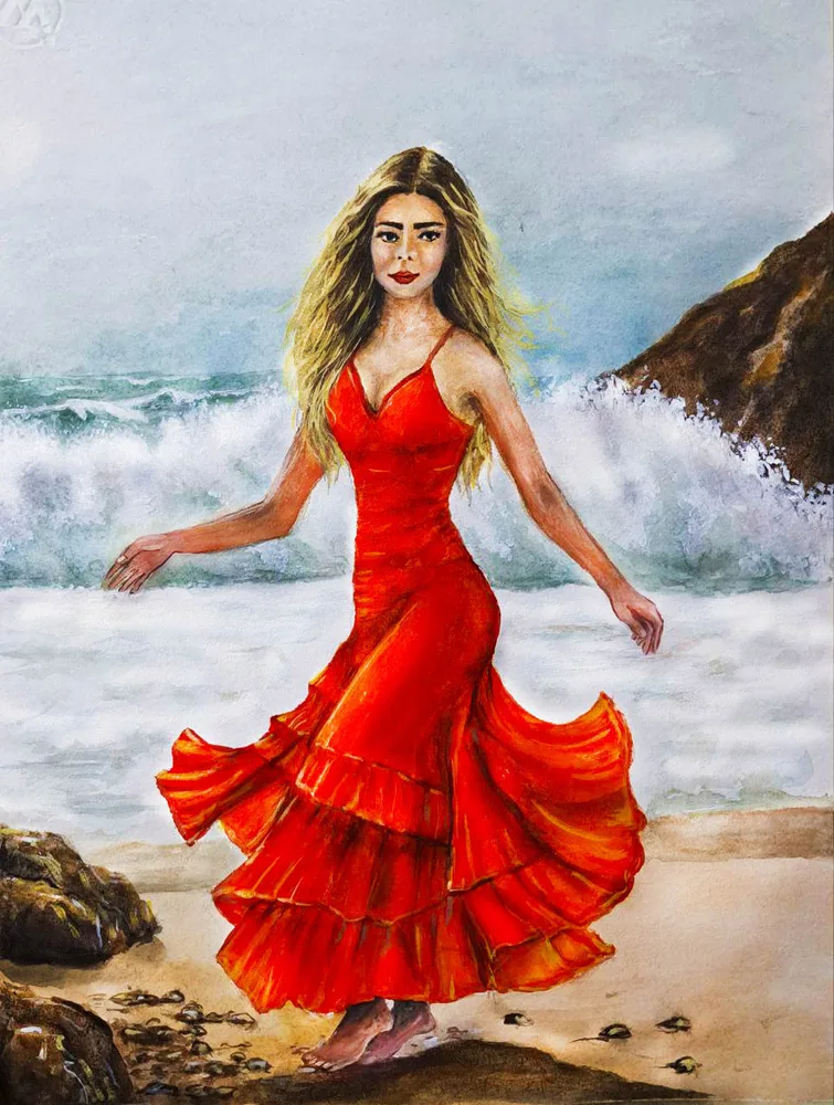 she who dances whit waves