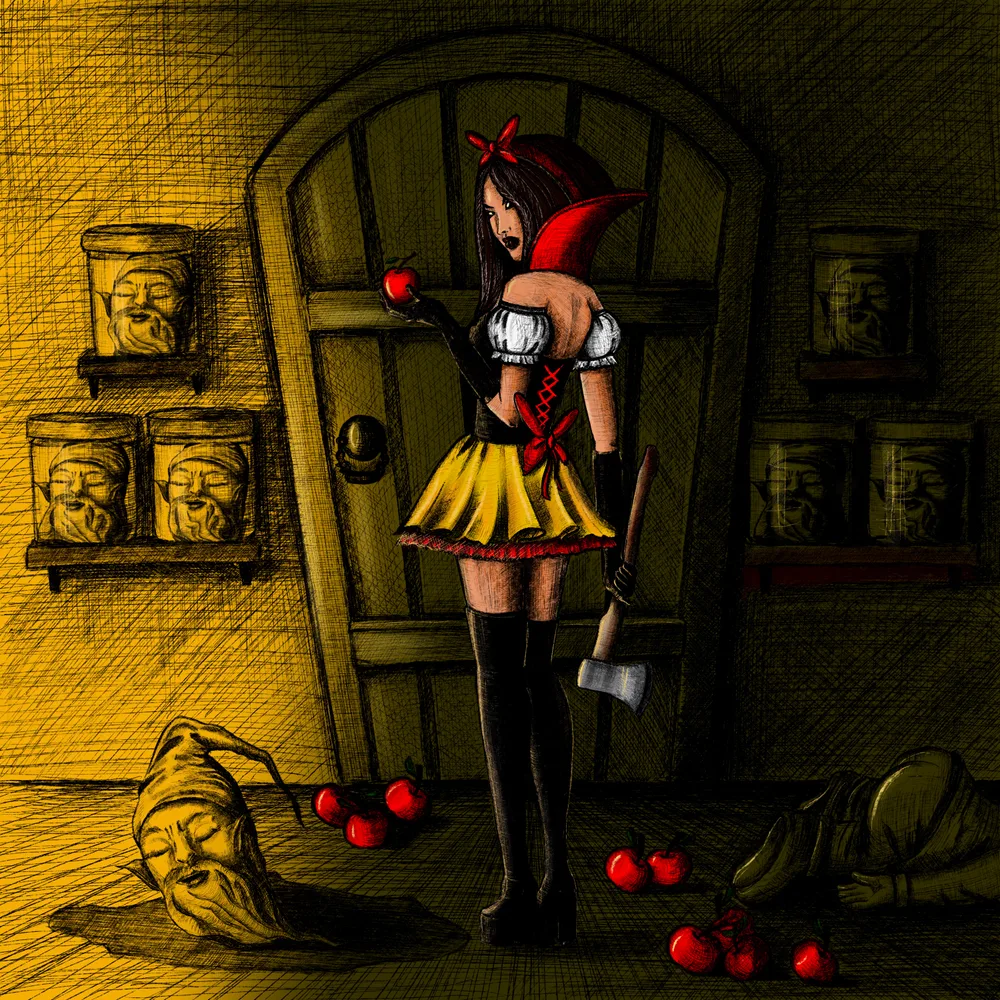 SNOW WHITE and the 7 heads