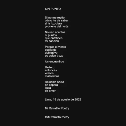 SIN PUNTO
Si no m...