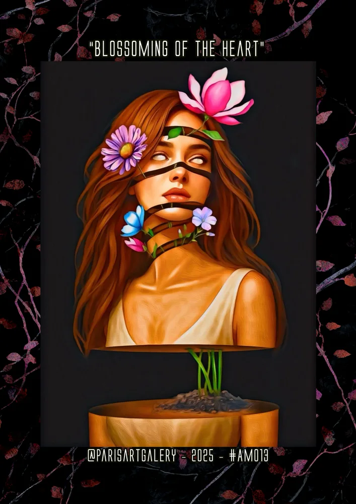 Blossoming of The Heart by Parisartgalery