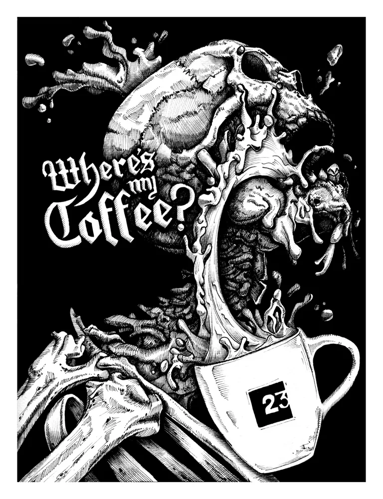 Where´s my Coffee? (black & white editions)