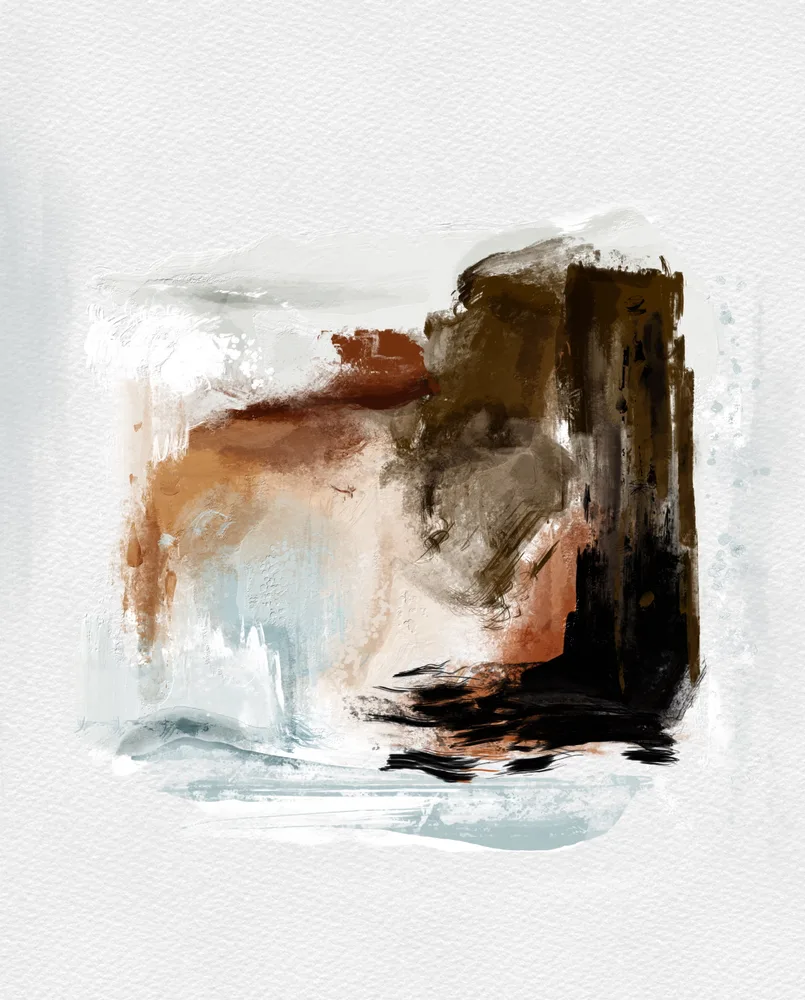 Waves kiss the dark cliffs