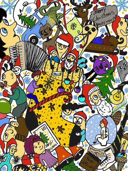 Christmas in the Doodles' house