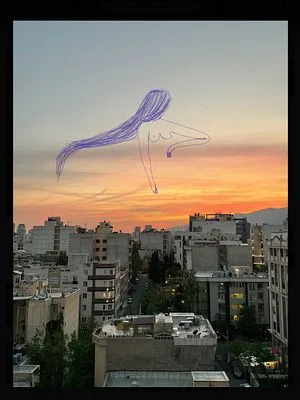 Godess in the sky