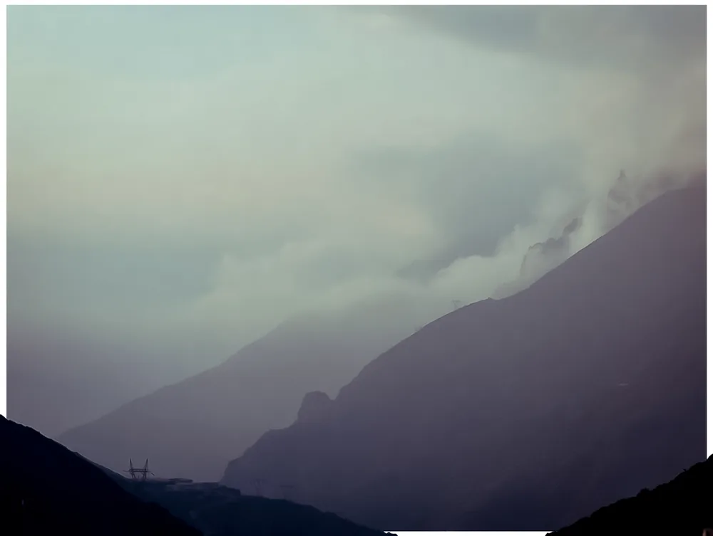 Clouds Sleeping Between Mountains