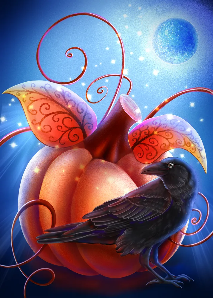 The mystical raven
