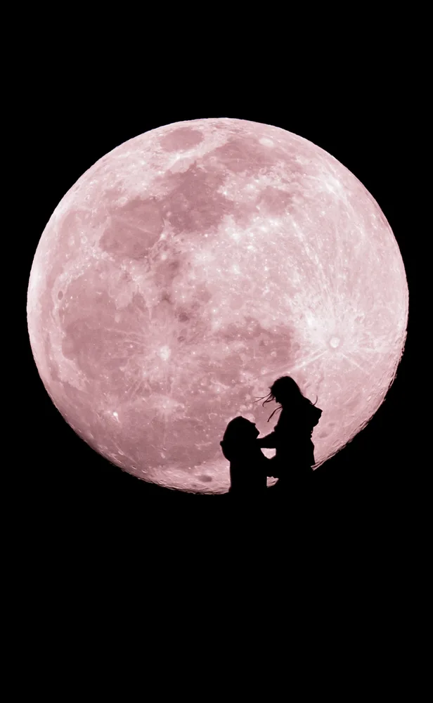 The pink moon